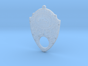 Gothic Ouija Pendant in Clear Ultra Fine Detail Plastic
