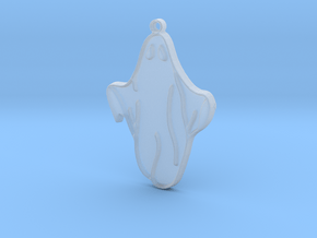 Ghost Pendant in Clear Ultra Fine Detail Plastic