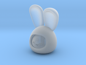 happy rabbit in Clear Ultra Fine Detail Plastic