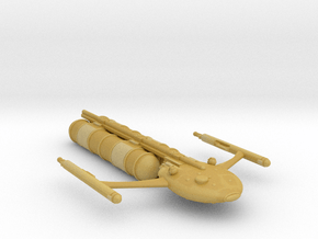 Large Modular Freighter with Tanker Pods in Tan Fine Detail Plastic