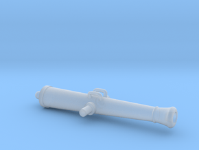 W02.1 6pdr gun tube in Clear Ultra Fine Detail Plastic