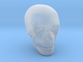 Skull in Clear Ultra Fine Detail Plastic