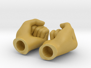 Fists 1:6 scale in Tan Fine Detail Plastic