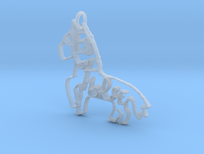 Yes of Horse! in Clear Ultra Fine Detail Plastic