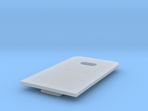 Amtrak Diaphragm Plate in Clear Ultra Fine Detail Plastic