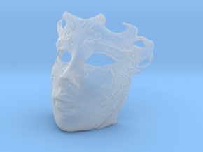 Venetian mask in Clear Ultra Fine Detail Plastic