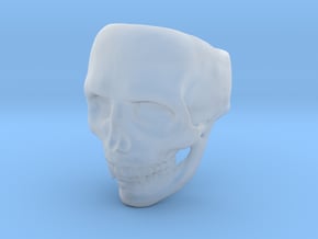 Big Bad Skull Ring in Clear Ultra Fine Detail Plastic