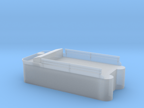 Class 56, 60, or C-16 Tender tank, no rivets in Clear Ultra Fine Detail Plastic