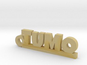 TUMO_keychain_Lucky in Tan Fine Detail Plastic