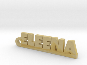 ELEENA_keychain_Lucky in Tan Fine Detail Plastic