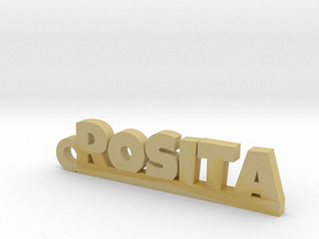 ROSITA_keychain_Lucky in Tan Fine Detail Plastic