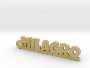 MILAGRO_keychain_Lucky in Tan Fine Detail Plastic