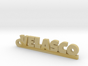 VELASCO_keychain_Lucky in Tan Fine Detail Plastic