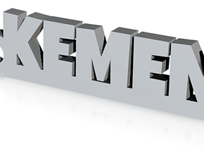 KEMEN_keychain_Lucky in Clear Ultra Fine Detail Plastic