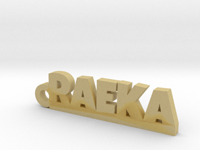 RAEKA_keychain_Lucky in Tan Fine Detail Plastic