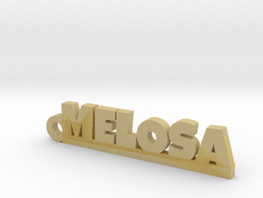 MELOSA_keychain_Lucky in Tan Fine Detail Plastic