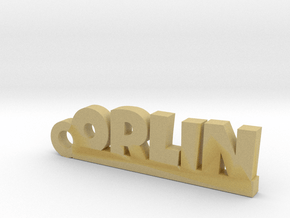 ORLIN_keychain_Lucky in Tan Fine Detail Plastic