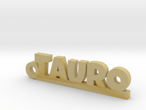 TAURO_keychain_Lucky in Tan Fine Detail Plastic