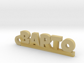 BARTO_keychain_Lucky in Tan Fine Detail Plastic