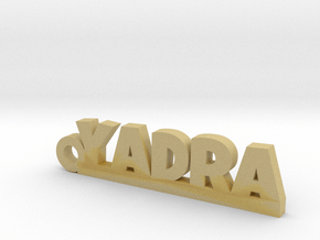 YADRA_keychain_Lucky in Tan Fine Detail Plastic