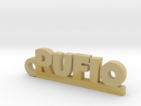 RUFIO_keychain_Lucky in Tan Fine Detail Plastic