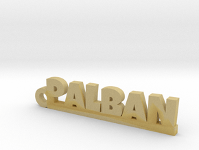PALBAN_keychain_Lucky in Tan Fine Detail Plastic