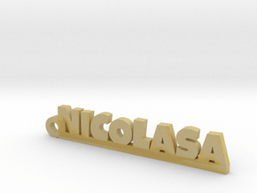 NICOLASA_keychain_Lucky in Tan Fine Detail Plastic