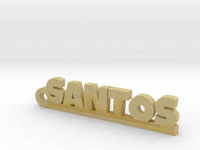 SANTOS_keychain_Lucky in Tan Fine Detail Plastic