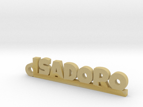 ISADORO_keychain_Lucky in Tan Fine Detail Plastic