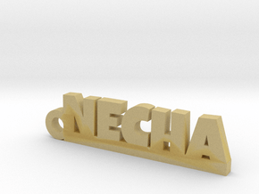 NECHA_keychain_Lucky in Tan Fine Detail Plastic