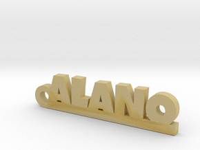 ALANO_keychain_Lucky in Tan Fine Detail Plastic