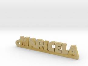 MARICELA_keychain_Lucky in Tan Fine Detail Plastic