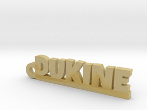 DUKINE_keychain_Lucky in Tan Fine Detail Plastic