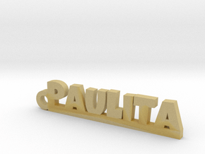 PAULITA_keychain_Lucky in Tan Fine Detail Plastic