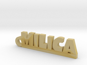 MILICA_keychain_Lucky in Tan Fine Detail Plastic