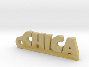 CHICA_keychain_Lucky in Tan Fine Detail Plastic