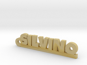 SILVINO_keychain_Lucky in Tan Fine Detail Plastic