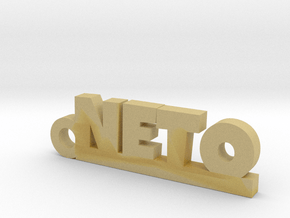 NETO_keychain_Lucky in Tan Fine Detail Plastic