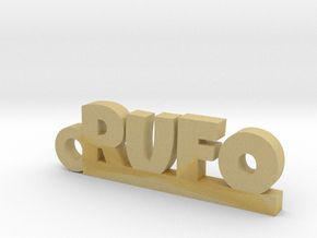 RUFO_keychain_Lucky in Tan Fine Detail Plastic
