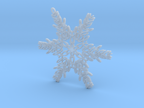 Ethan snowflake ornament in Clear Ultra Fine Detail Plastic