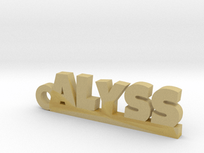 ALYSS_keychain_Lucky in Tan Fine Detail Plastic