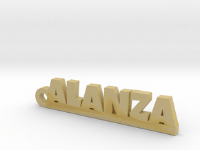 ALANZA_keychain_Lucky in Tan Fine Detail Plastic