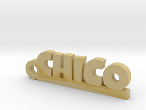 CHICO_keychain_Lucky in Tan Fine Detail Plastic