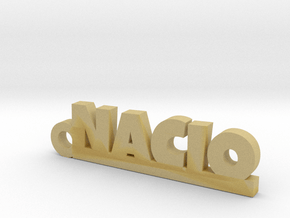 NACIO_keychain_Lucky in Tan Fine Detail Plastic