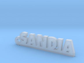 SANDIA_keychain_Lucky in Clear Ultra Fine Detail Plastic