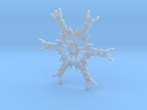 Jacob snowflake ornament in Clear Ultra Fine Detail Plastic