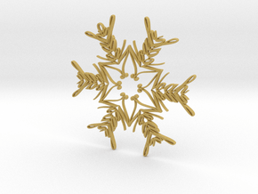 Noah snowflake ornament in Tan Fine Detail Plastic