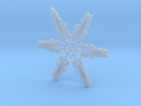 William snowflake ornament in Clear Ultra Fine Detail Plastic