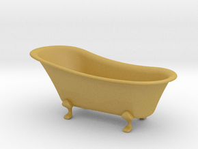 bathtub 1-12  in Tan Fine Detail Plastic