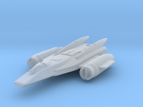 Hammer Space Fighter  in Clear Ultra Fine Detail Plastic